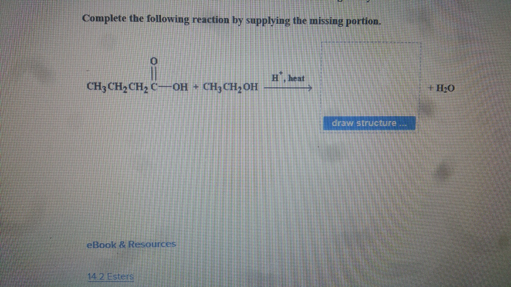 Solved Complete the following reaction by supplying the | Chegg.com
