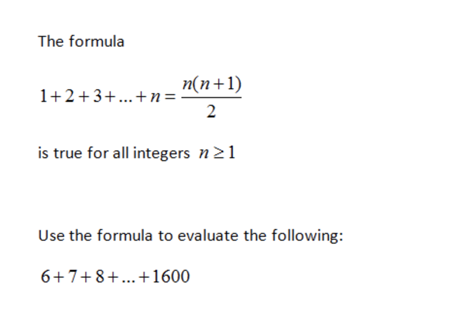 1 1 2 1 3 1 n formula brainly