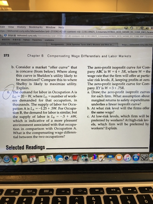 Solved Consider a market "offer curve" that is concave (from