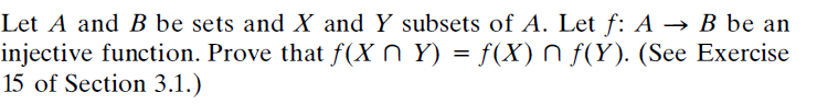 Solved Let A And B Be Sets And X And Y Subsets Of A. Let F: | Chegg.com