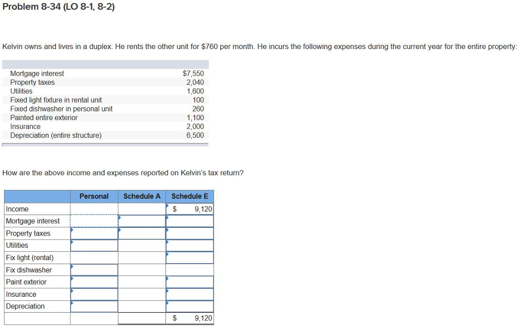 Solved Problem 834 (LO 81, 82) Kelvin owns and lives in a