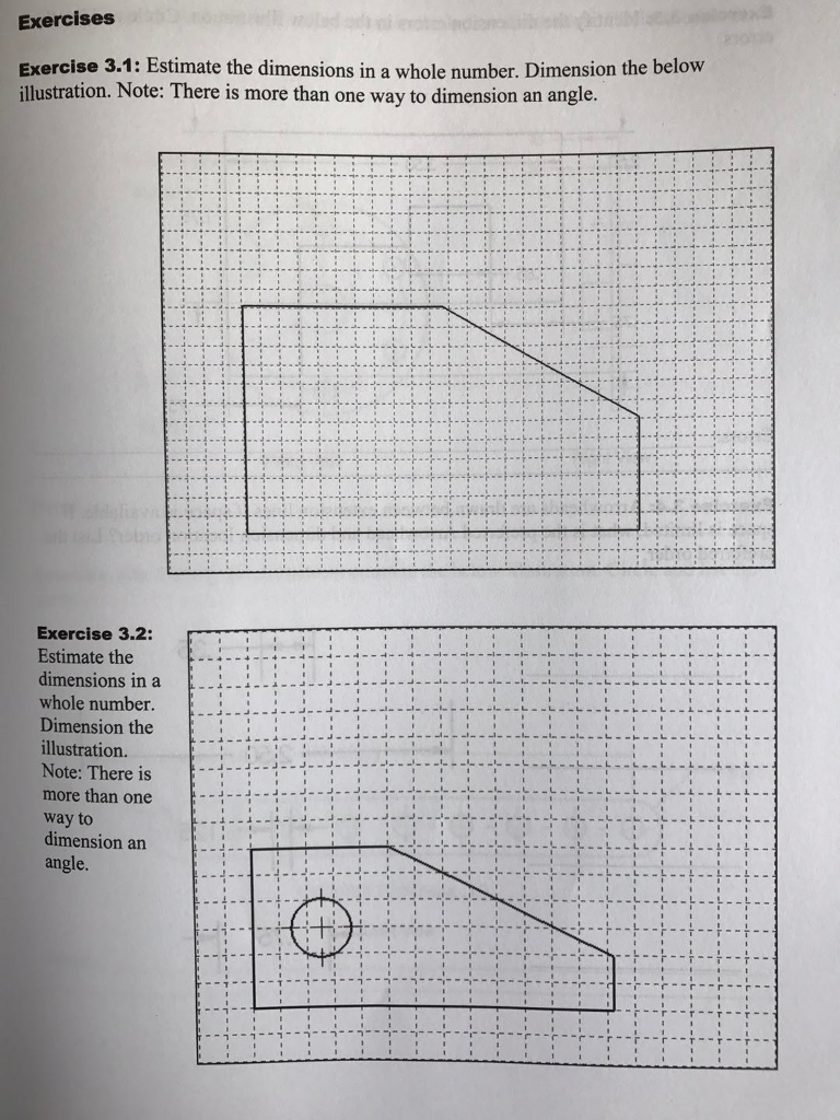 Solved Exercises Exercise 3 1 Estimate The Dimensions In A Chegg Solved Exercises Exercise 3 1 Estimate The Dimensions In A Chegg