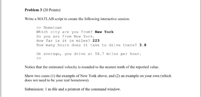 Solved Write a MATI.AB script to create the following | Chegg.com