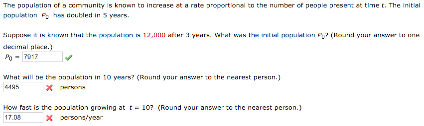 Solved The Population Of A Town Grows At A Rate Proportional