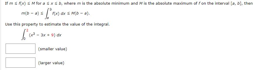 Solved If m f(x) S M for a x S b, where m is the absolute | Chegg.com