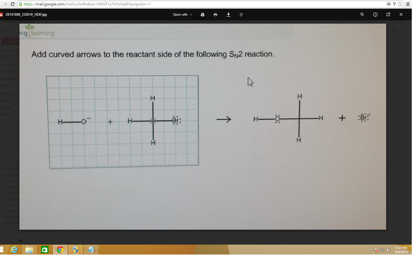 Solved Add Curved Arrows To The Reactant Side Of The Chegg Com