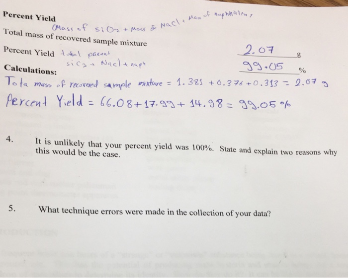 Solved 92.601 Mass of evaporating dish, watch glass and