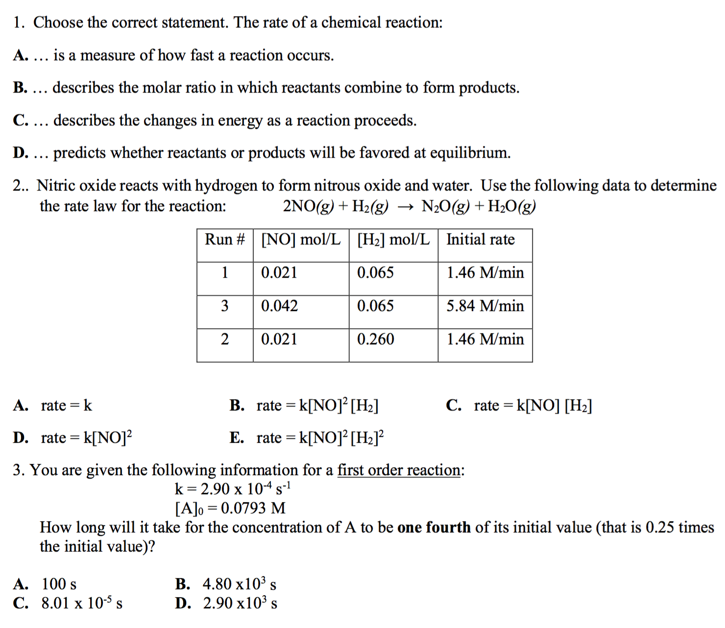 Solved Response Question 2 Choose The Correct Statement Chegg Com