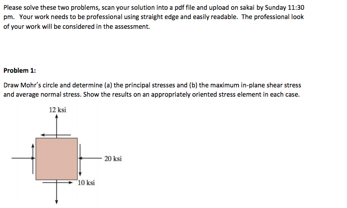 Solved Solve these two problems, scan your solution into a | Chegg.com