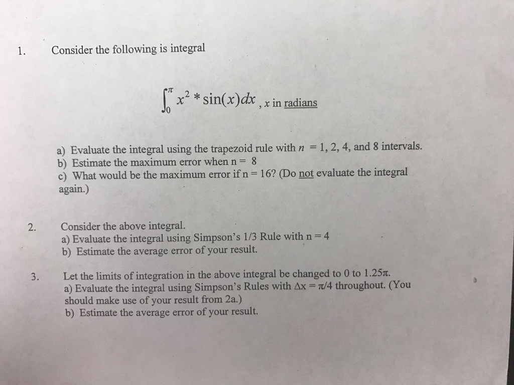 solved-1-consider-the-following-is-integral-x-sin-x-x-in-chegg