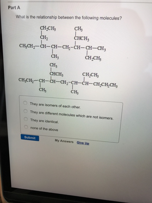 Solved Part A What Is The Relationship Between The Following | Chegg.com