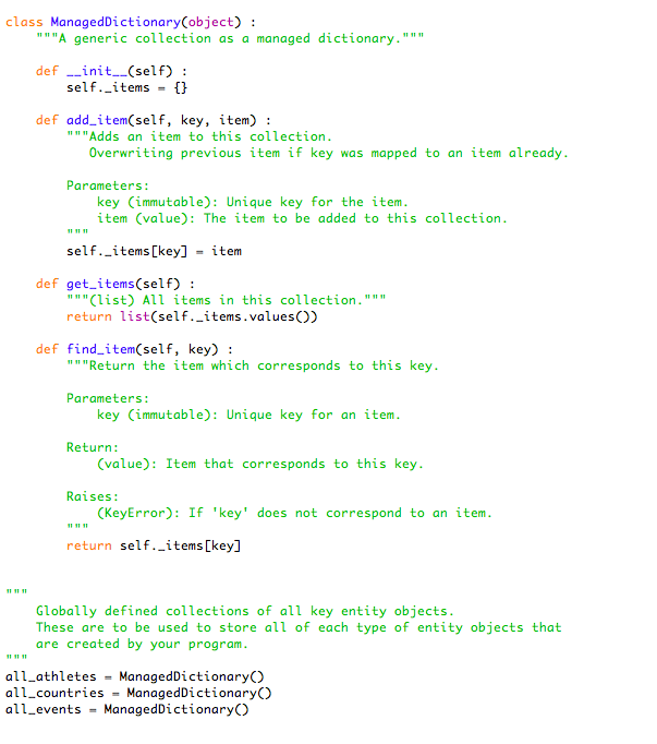 Python Question : How to make this class work ? | Chegg.com