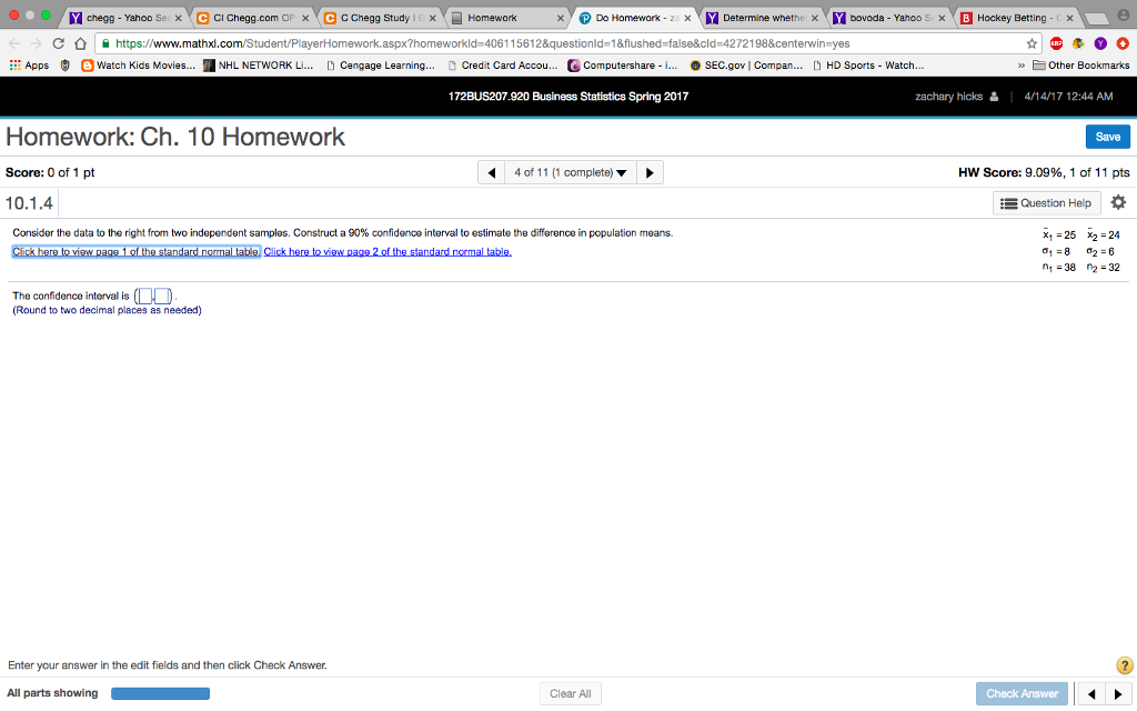 chegg homework help yahoo answers