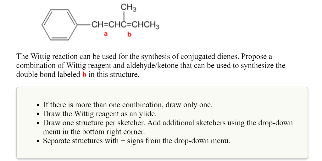 Solved The Wittig Reaction Can Be Used For The Synthesis | Chegg.com