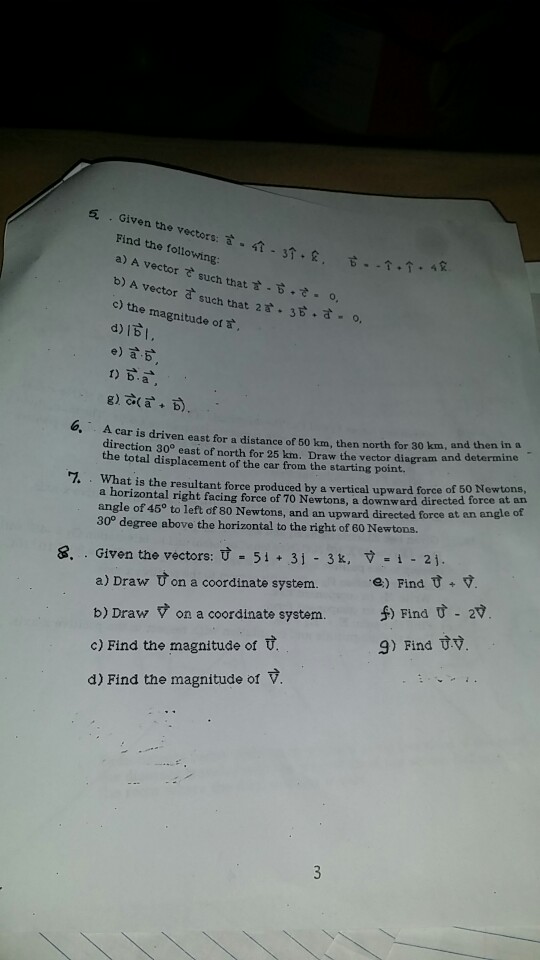 Solved Given The Vector A = 4i - 3i + K, B = -i + J + 4k. | Chegg.com