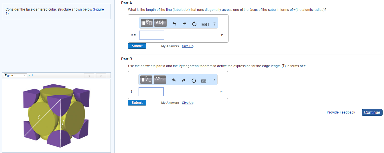 Solved Consider the face-centered cubic structure shown | Chegg.com