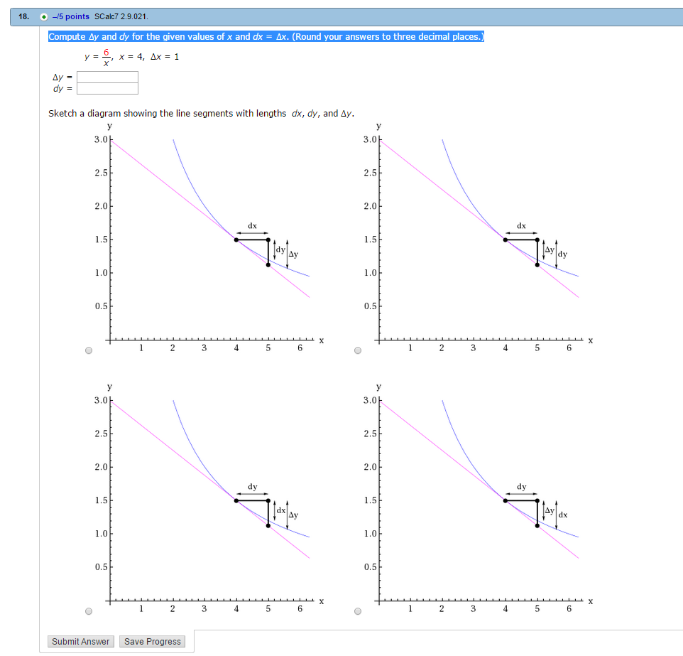 solved-compute-delta-y-and-dy-for-the-given-values-of-x-and-chegg