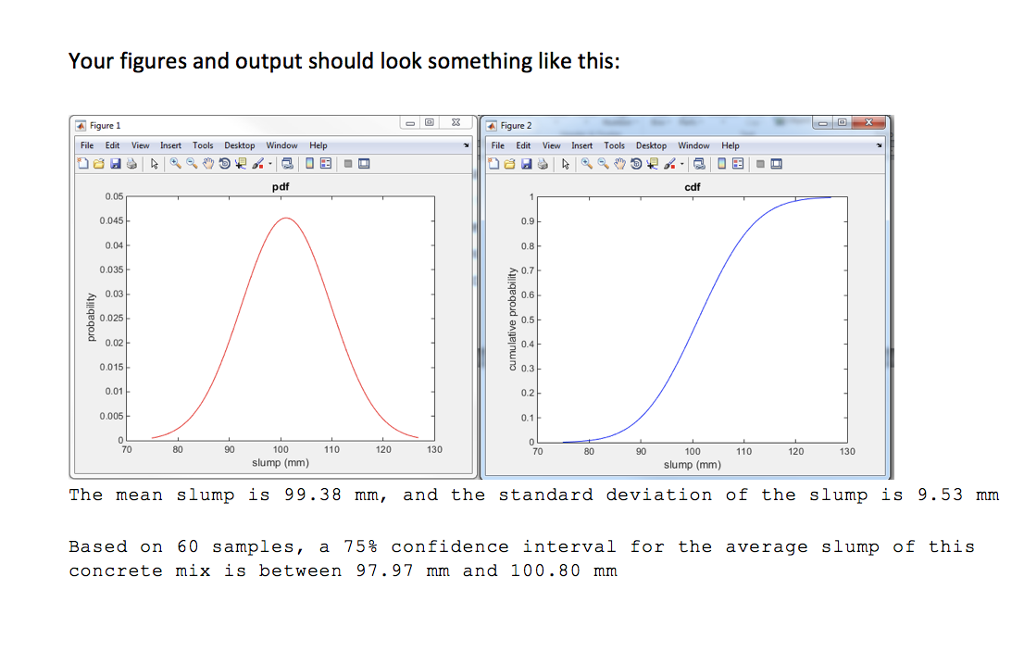 Homework Matlab 8 normcdt, normpdf, etc. Engineering