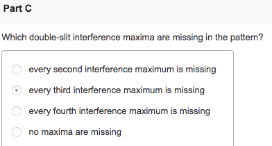 Solved Consider the interference pattern produced by two | Chegg.com