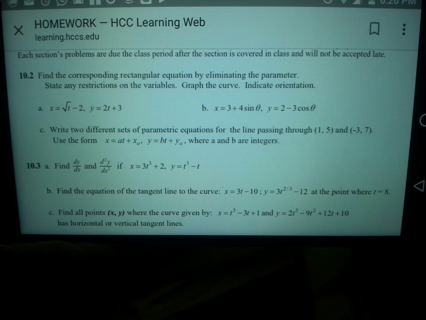 Solved HOMEWORK HCC Learning  learning.hccs.edu 囗 Each