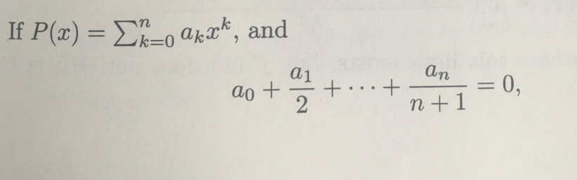 Solved If P(x) = summation k = 0 to n akx^k , and a0 + a1/2 | Chegg.com