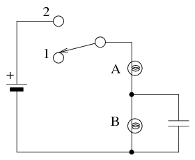 Solved Initially, the switch in the circuit below has been | Chegg.com