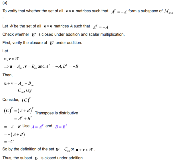 Solved This is College Linear Algebra. Wasn't sure where to | Chegg.com