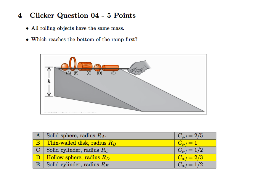 solved-all-rolling-objects-have-the-same-mass-which-chegg