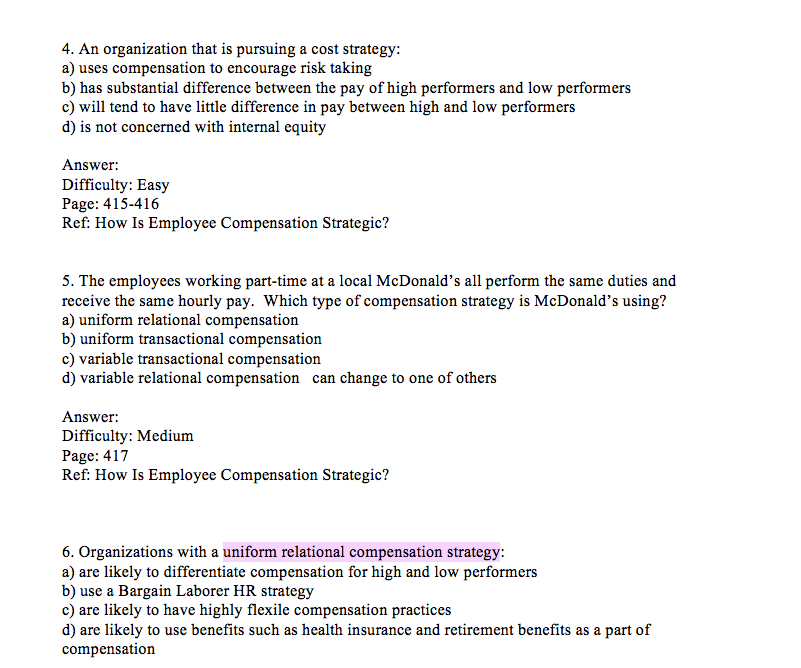 Solved 1. Which of the following is NOT true about employee