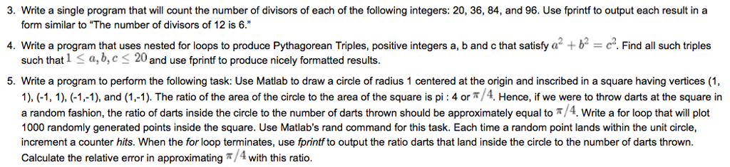 Solved 3. Write a single program that will count the number | Chegg.com