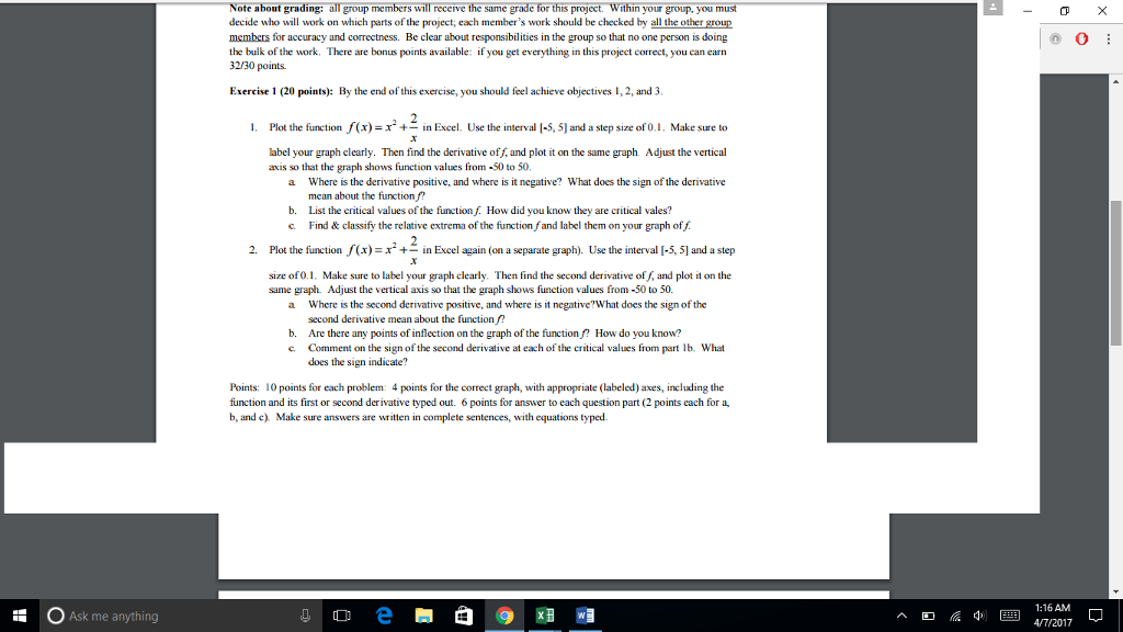 Solved All Group Members Will Receive The Same Grade For Chegg