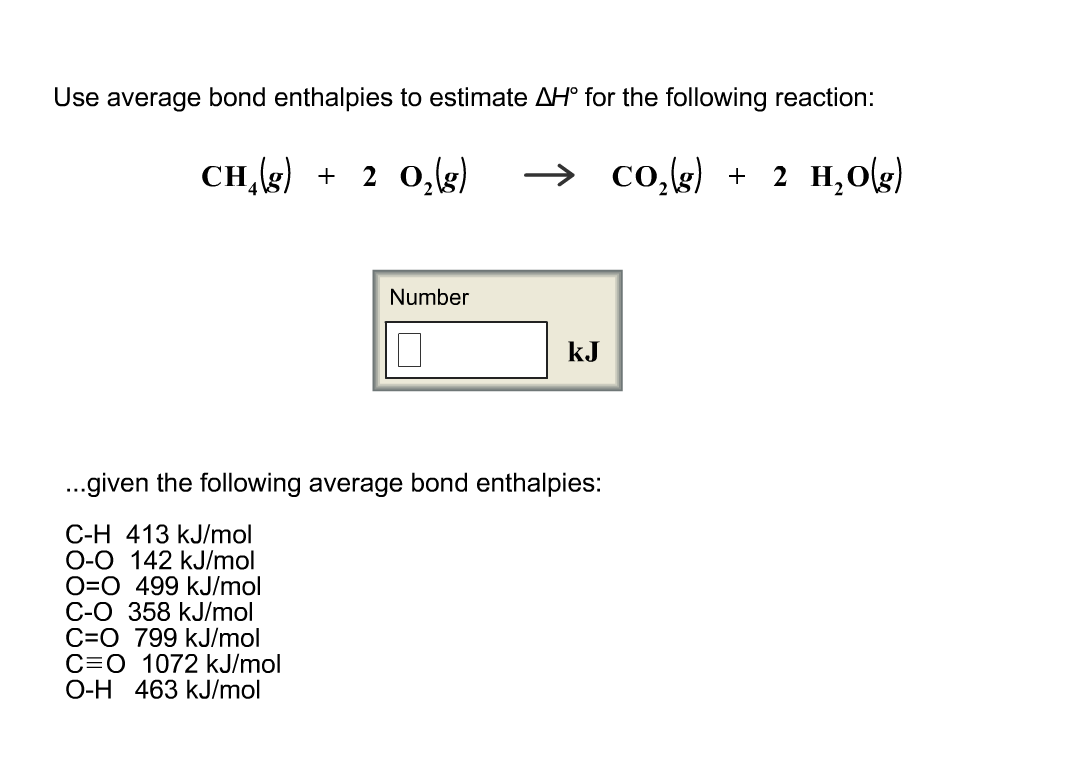 Solved Help Calculating Bond Enthalpies Use Average Bond Chegg Com