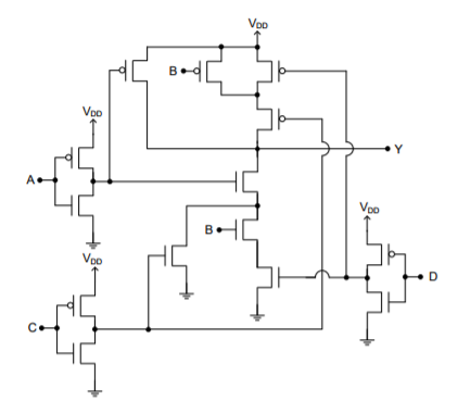 Solved Write the logic function [in the form Y = f(A,B,C,D)] | Chegg.com