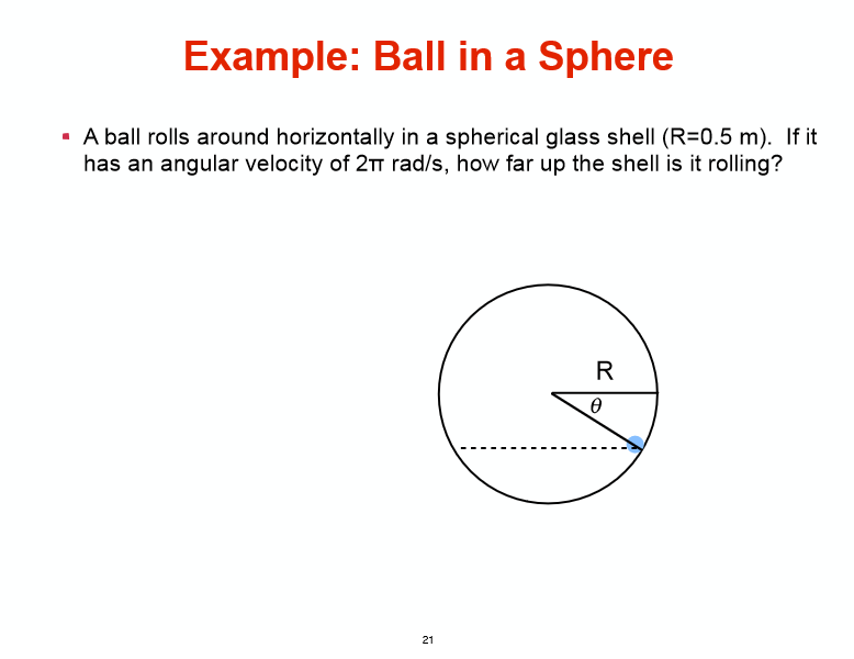 Solved How far up does the ball roll? I came across this