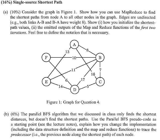 Solved 16 Single Source Shortest Path A 10 Consider