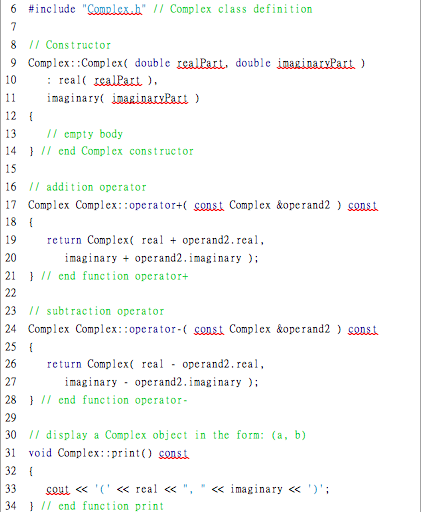 Solved Consider class Complex shown in Figures 1, 2, and 3. | Chegg.com