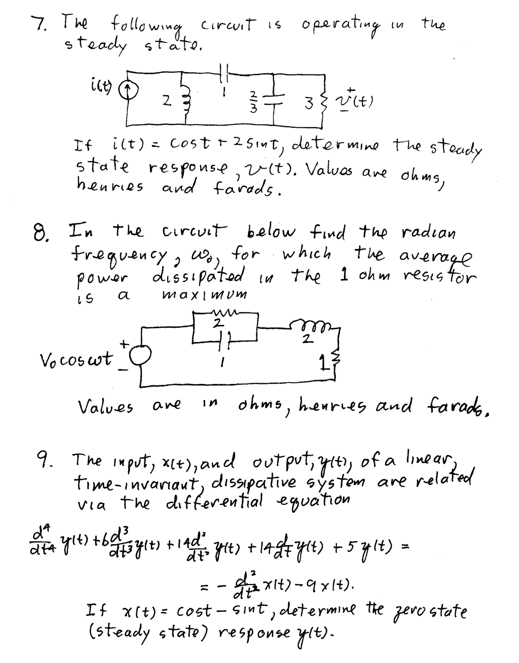 solved-the-following-circuit-is-operating-in-the-steady-chegg