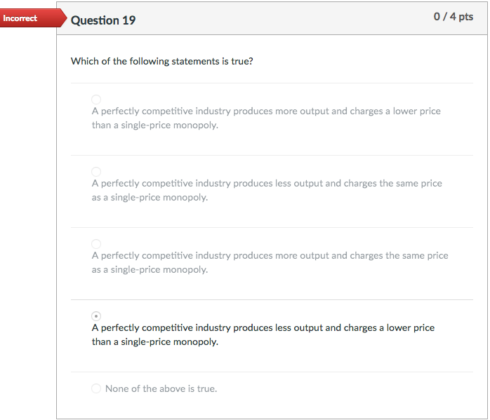 Solved Which of the following statements is true? A | Chegg.com