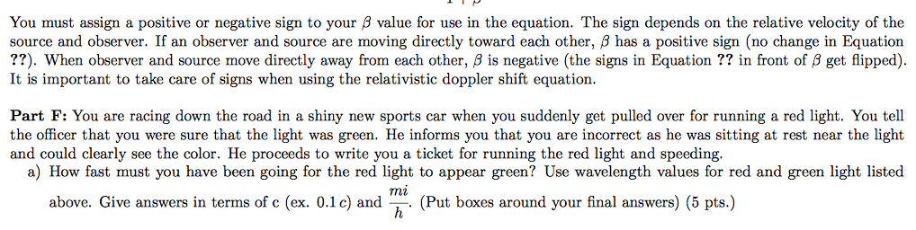 relativistic doppler shift relativistic doppler shift