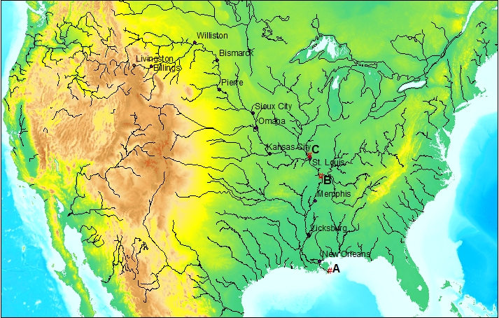 River Drainage Map