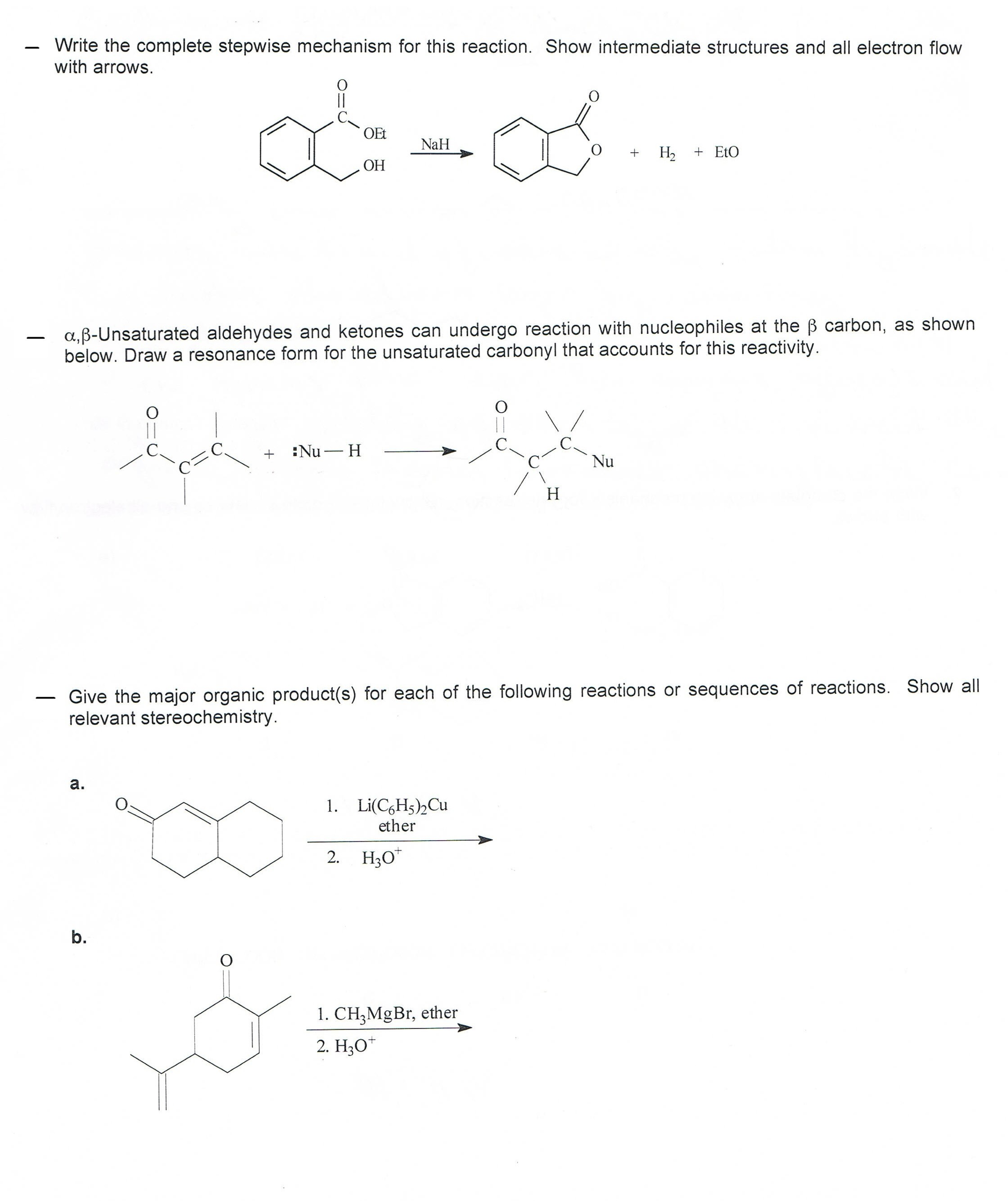 Solved Write the complete stepwise mechanism for this | Chegg.com