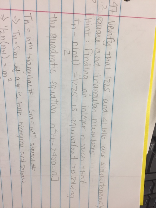 Solved Verify that 1225 and 41, 616 are simultaneously