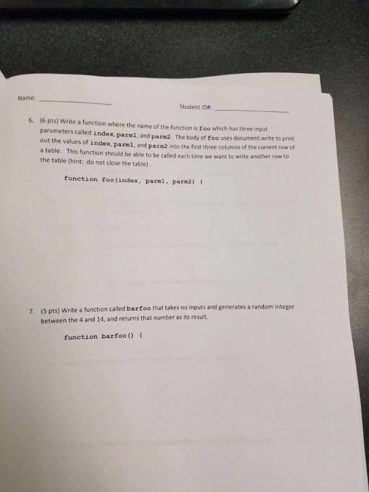 Solved Write a function where the name of the function is | Chegg.com