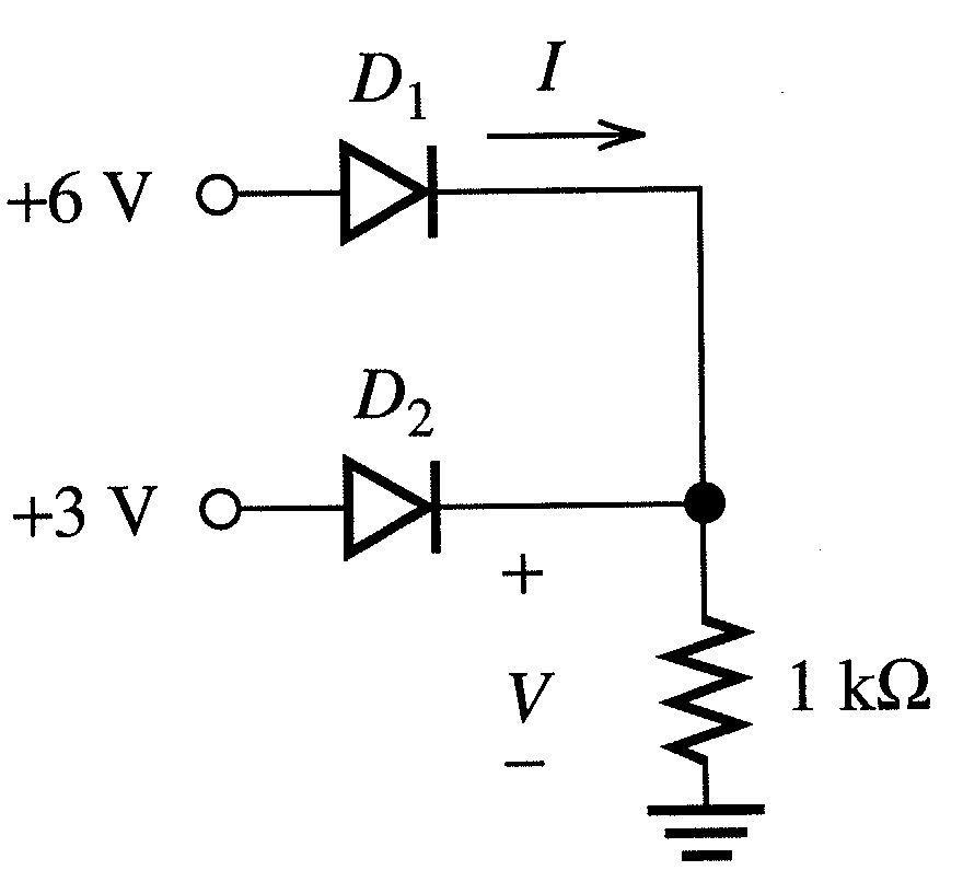 Assume The Diodes In The Circuit Shown Are Ideal. | Chegg.com