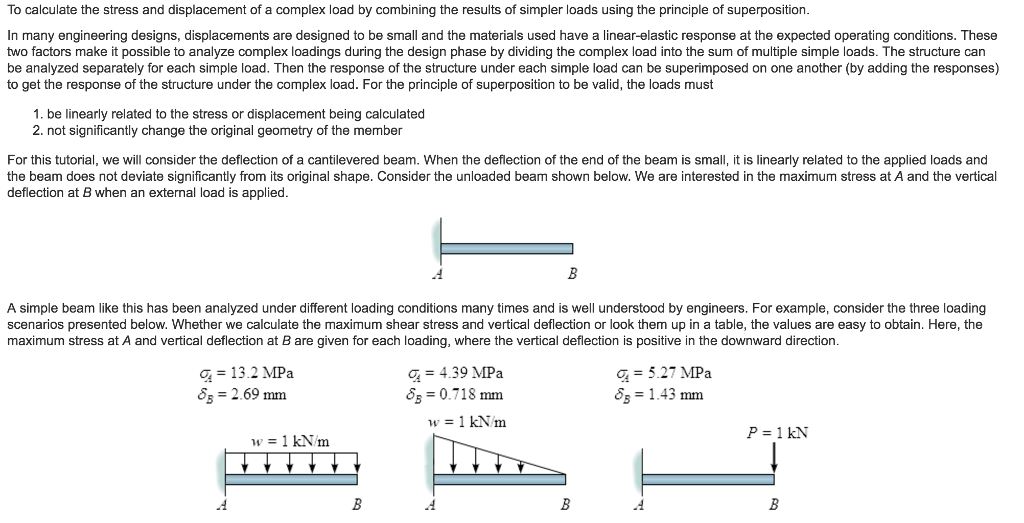 Solved To calculate the stress and displacement of a complex | Chegg.com