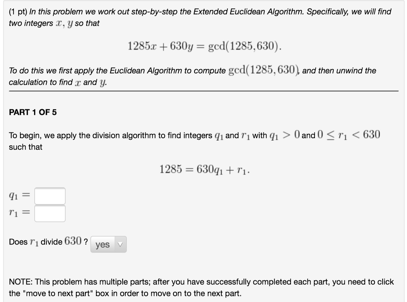 Solved In this problem we work out step-by-step the Extended | Chegg.com