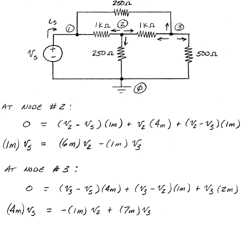 Solved: Using Node Equation Solve For V3 This Next Picture... | Chegg.com
