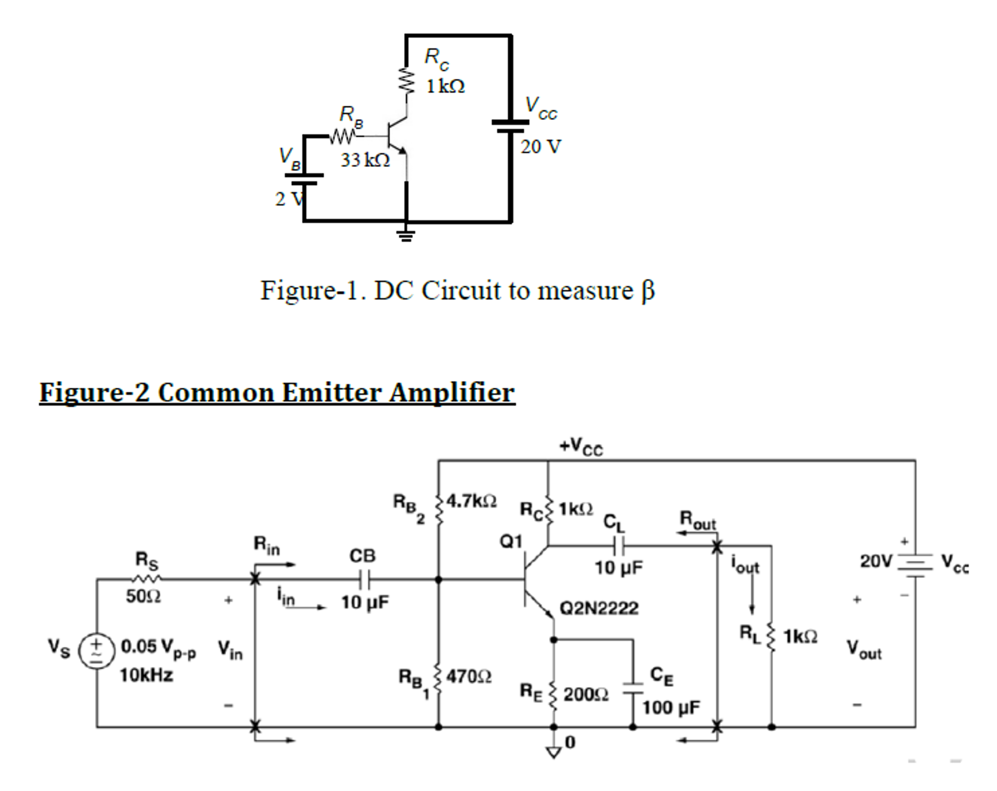 For Each Of The Ce Cb And Cc Amplifier Circuits