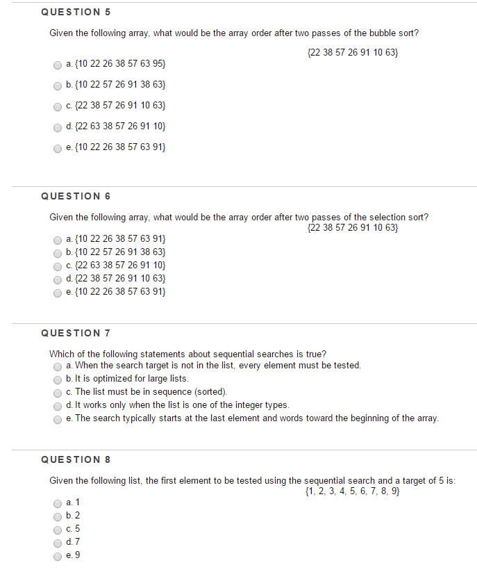 Solved Programming In C++ Multiple Choice. Please Answer As | Chegg.com