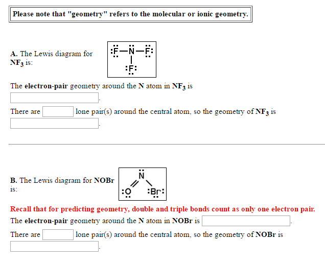 Nf3 Molecular Geometry Bond Angles